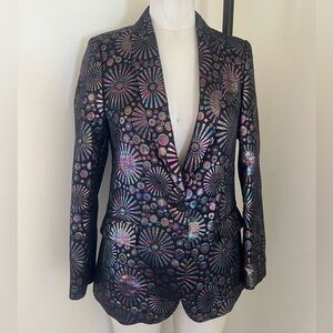 Rebecca Minkoff Metallic Multicolor
Jacket Blazer NWT size 8